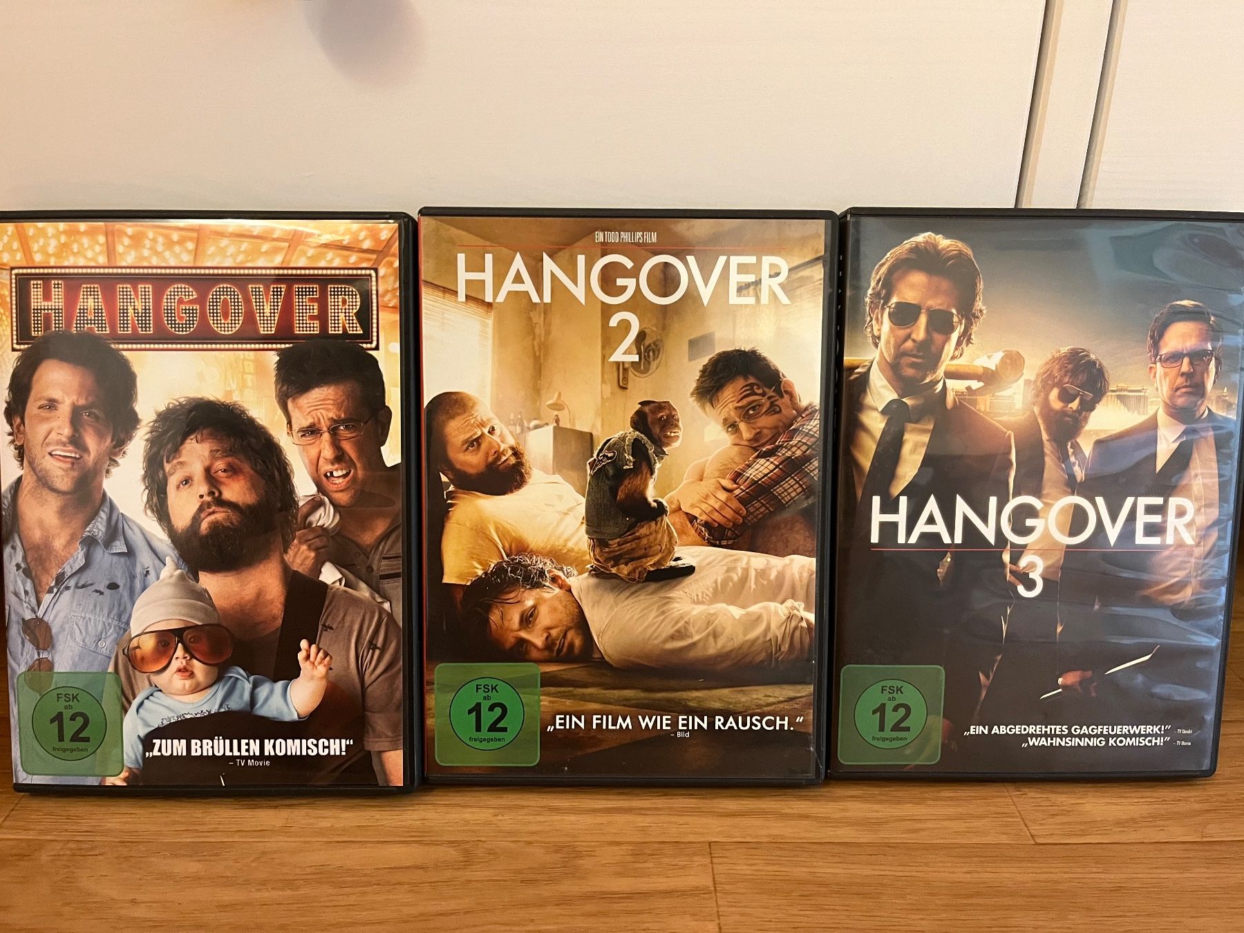 Tutti i DVDs: Hangover DVD 1-3 – Usato da Lauenen b. Gstaad venduto da Nagi1