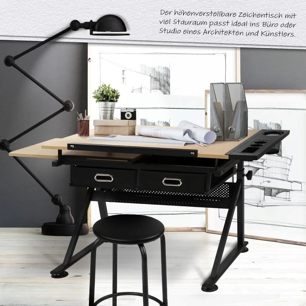 Scrivanie: Zeichentisch - höhenverstellbar – Nuovo e nell'imballaggio originale da Winterthur venduto da aredo 7