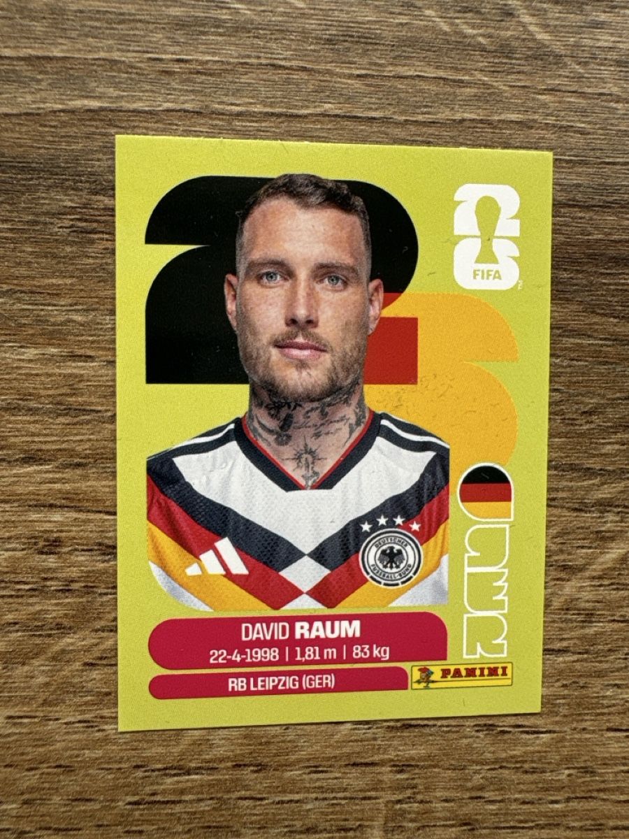 Panini Carte collezionabili: Panini WM 2026 David Raum Sticker – Nuovo (secondo la descrizione) da Menznau venduto da Hetfield85