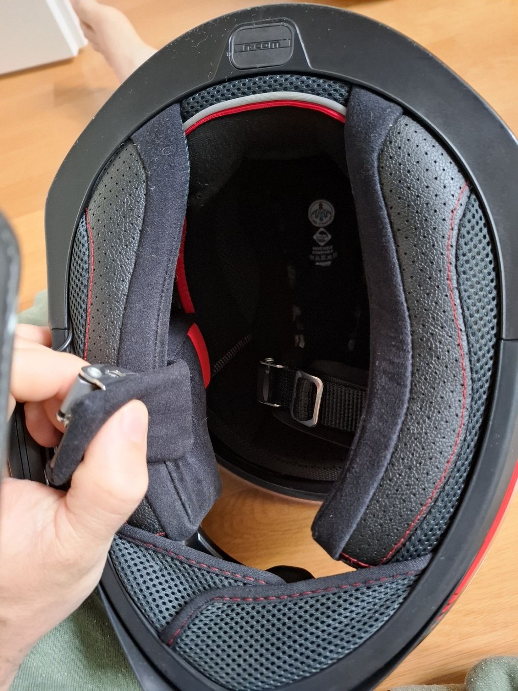 Caschi & visiere: Casque de moto Nolan avec système intercom  monté – Usato da Sugiez venduto da tam_y6rl 2