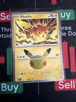 Pokemon Karte Pikachu 02/30 Celebrations guter Zustand