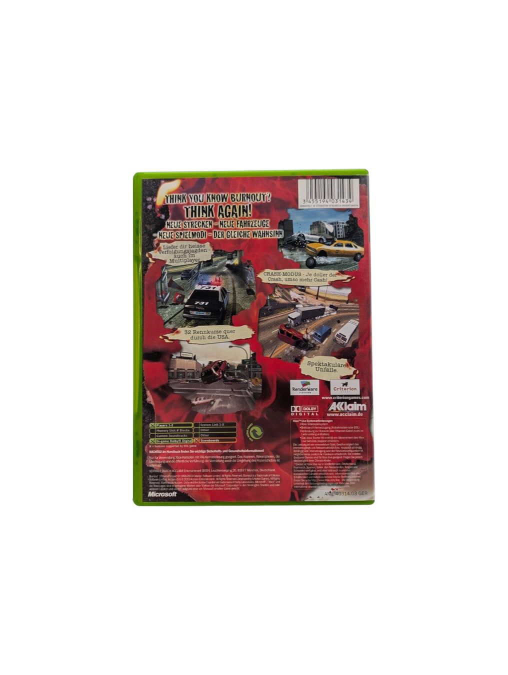 Microsoft Giochi: Burnout 2: Point of Impact Xbox Classic – Usato da Domat/Ems venduto da IsseldorsShop 1