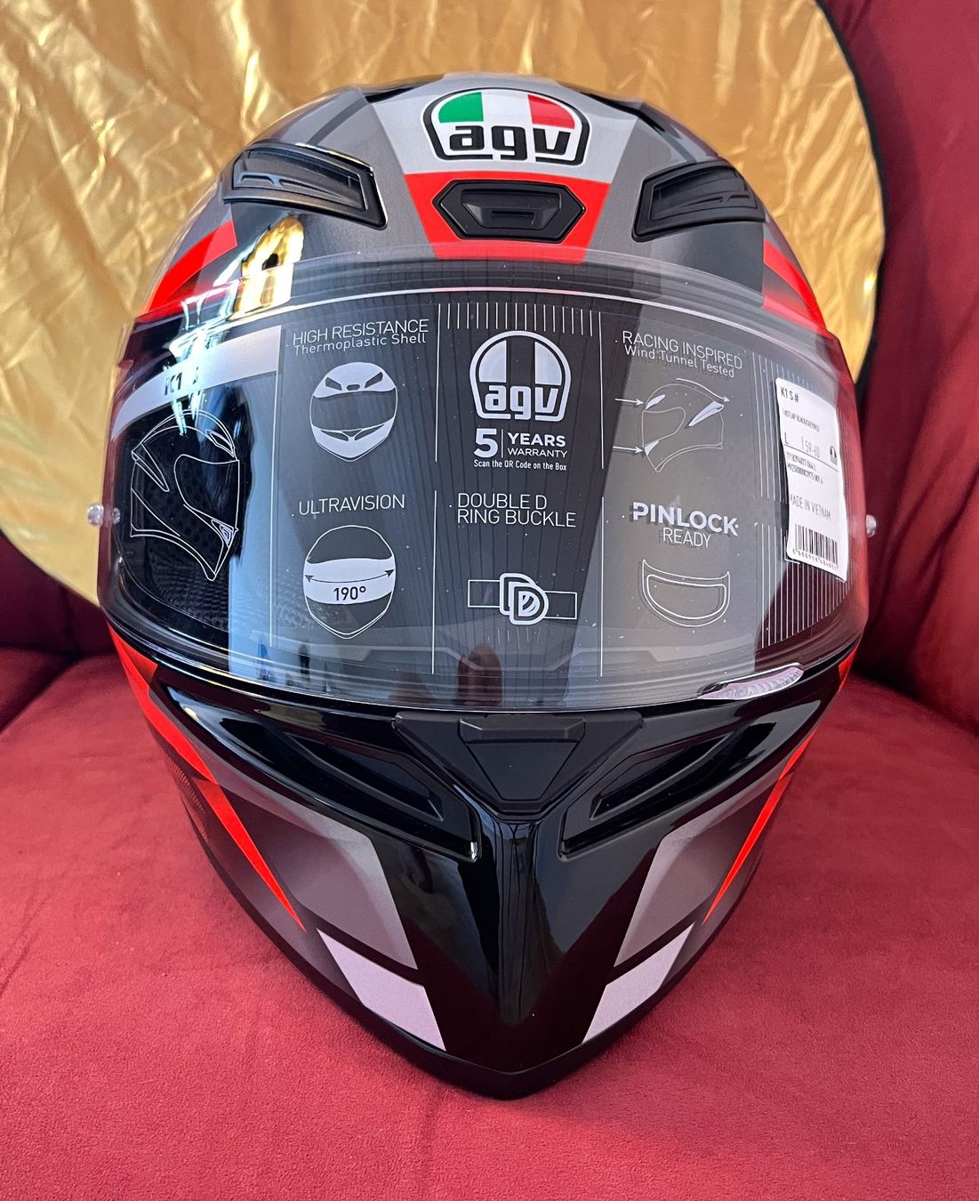 AGV Caschi & visiere: Motorradhelm AGV K1-S Fastlap Gr. L – Nuovo (secondo la descrizione) da Waltenschwil venduto da Stge70