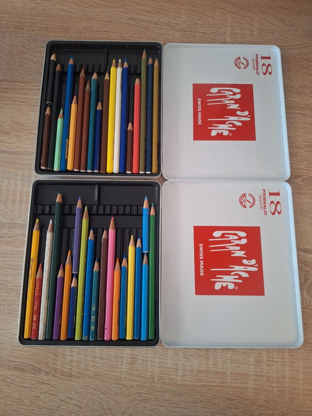 Colori: Carandache Farbstifte – Usato da Donat venduto da Lacvers 1
