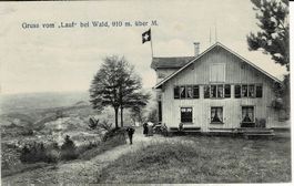 Gruss vom "LAUF* bei Wald ZH gel. 1910!