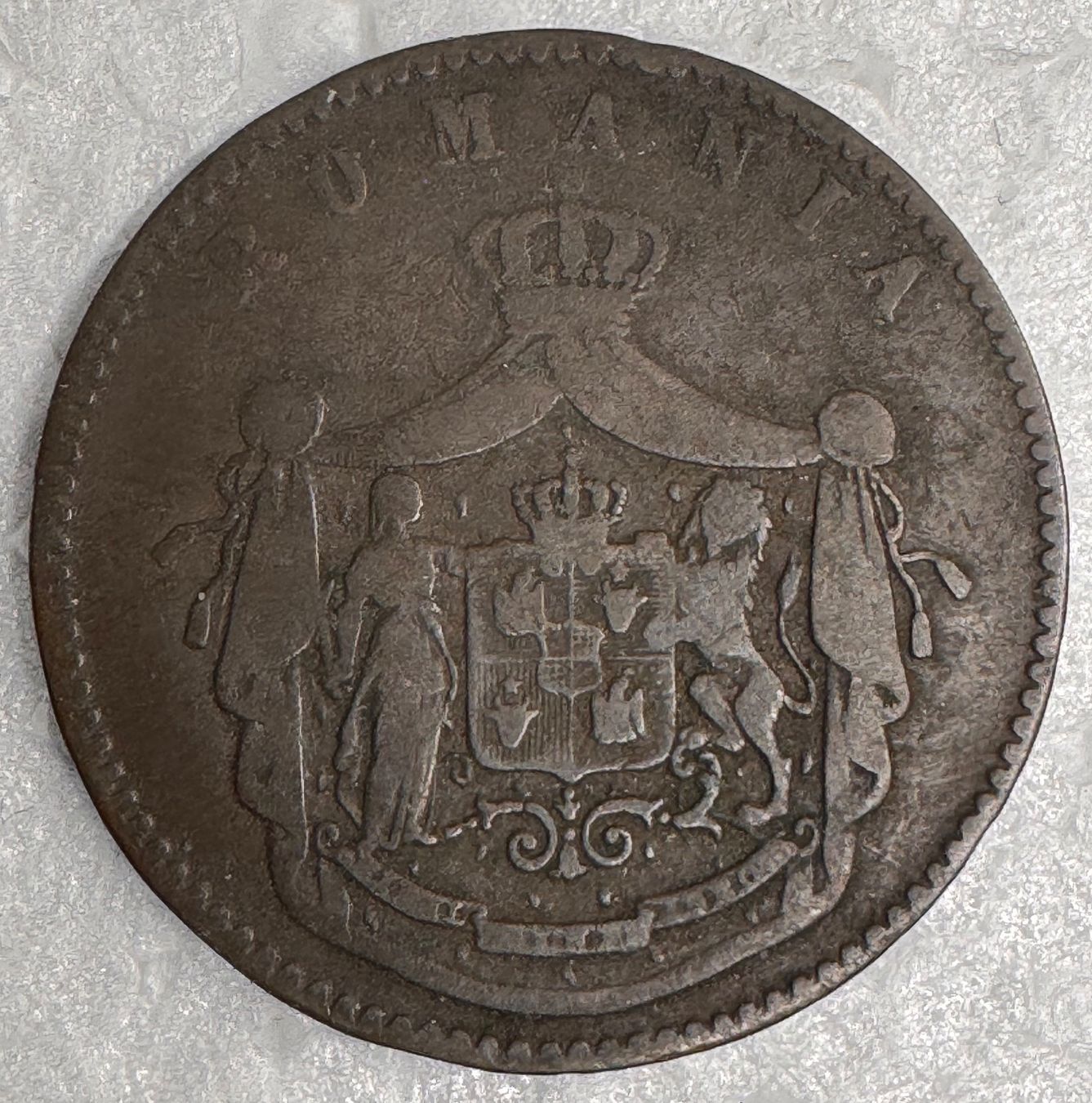 Alle Münzen: Romania, 10 Bani Münze 1867 – Gebraucht aus Andwil SG von Ariisa1234 1