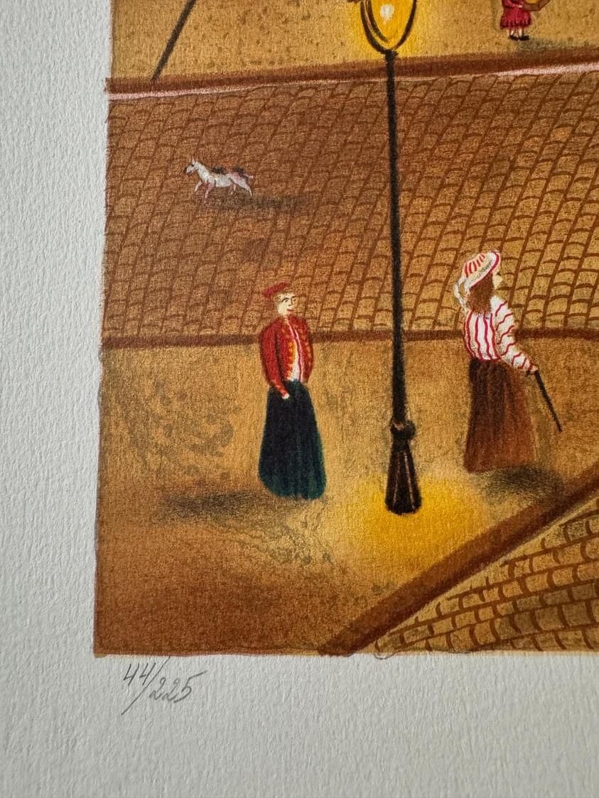 Grafiken & Lithographien: Eugene Valentin Latour Beautiful Lithograph Signed Paris – Gebraucht aus Vésenaz von ang_5z9t 2