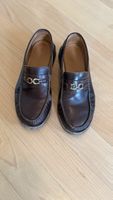 Bobbies - Braune Leder Loafers, Grösse 38