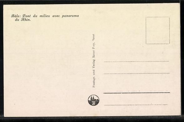 Cartes postales: Basel, Mittlere Rheinbrücke mit Strasse – D'occasion à Berlin par bartko-reher 1