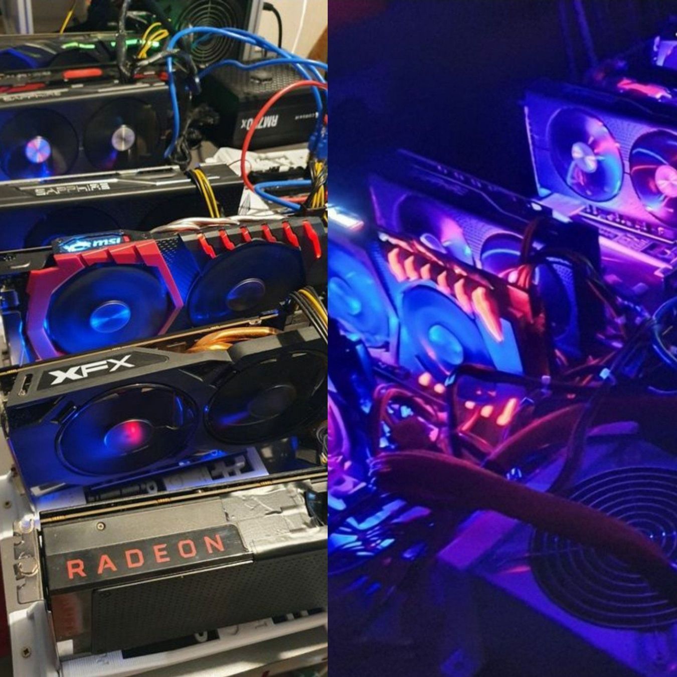 Coin Miner: RIG ETH 197 Mh/s 7 x GPU Ethereum – Usato da Flurlingen venduto da LS2011100