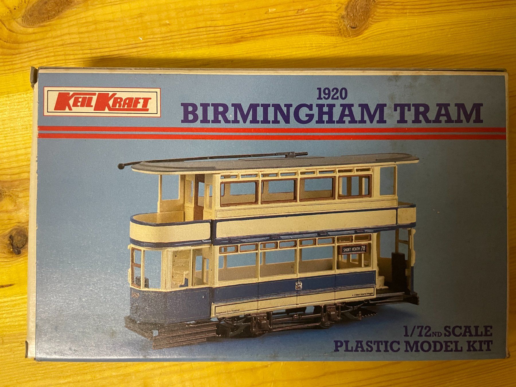 Modellini d'auto: KeilKraft Birmingham Tram 1920  1/72 – Nuovo e nell'imballaggio originale da Würenlos venduto da SWISSOLDTIMERS
