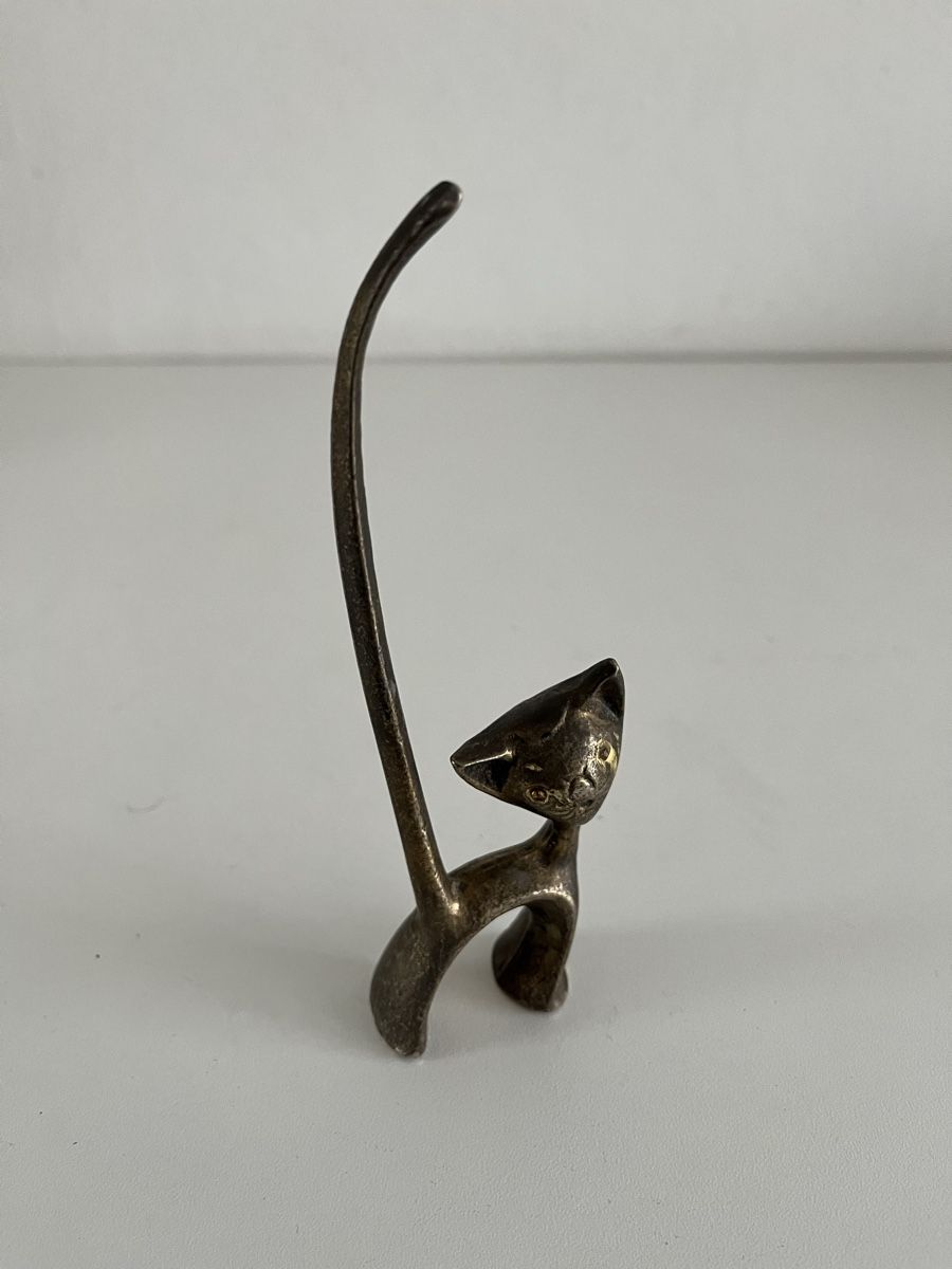 Statuette: Vintage Ringhalter aus Metall – Usato da Wetzikon ZH venduto da seli03 7