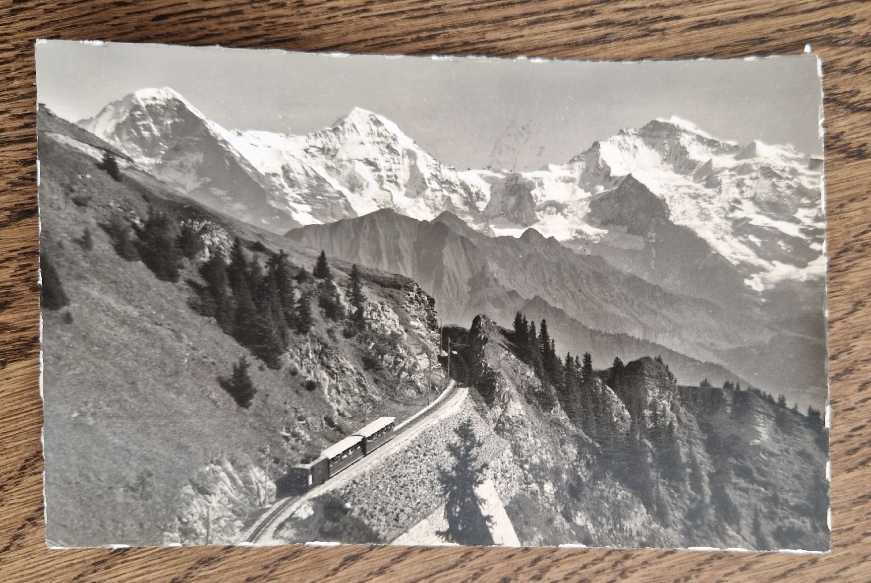Cartoline postali: Schynige Platte-Bahn, Stempel 100 Jahre Eidg. Post 1949 – Usato da Ebikon venduto da Donar50
