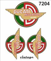 Ducati Meccanica Bologna Aufkleber 3teilig (Art. 7204) NEU