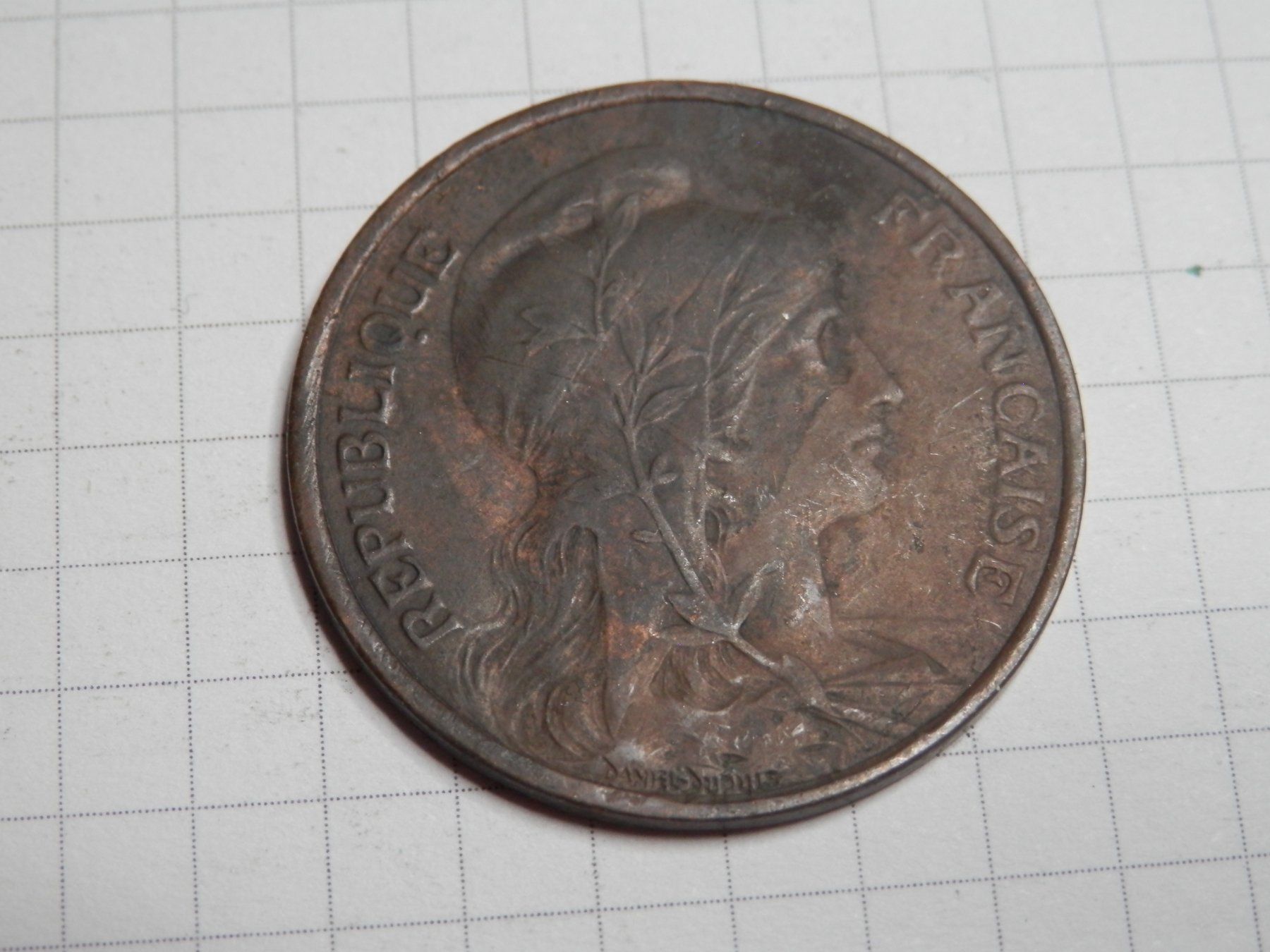 Alle Münzen: Frankreich 5 Centimes, 1916 – Gebraucht aus Weiach von weiach81 1