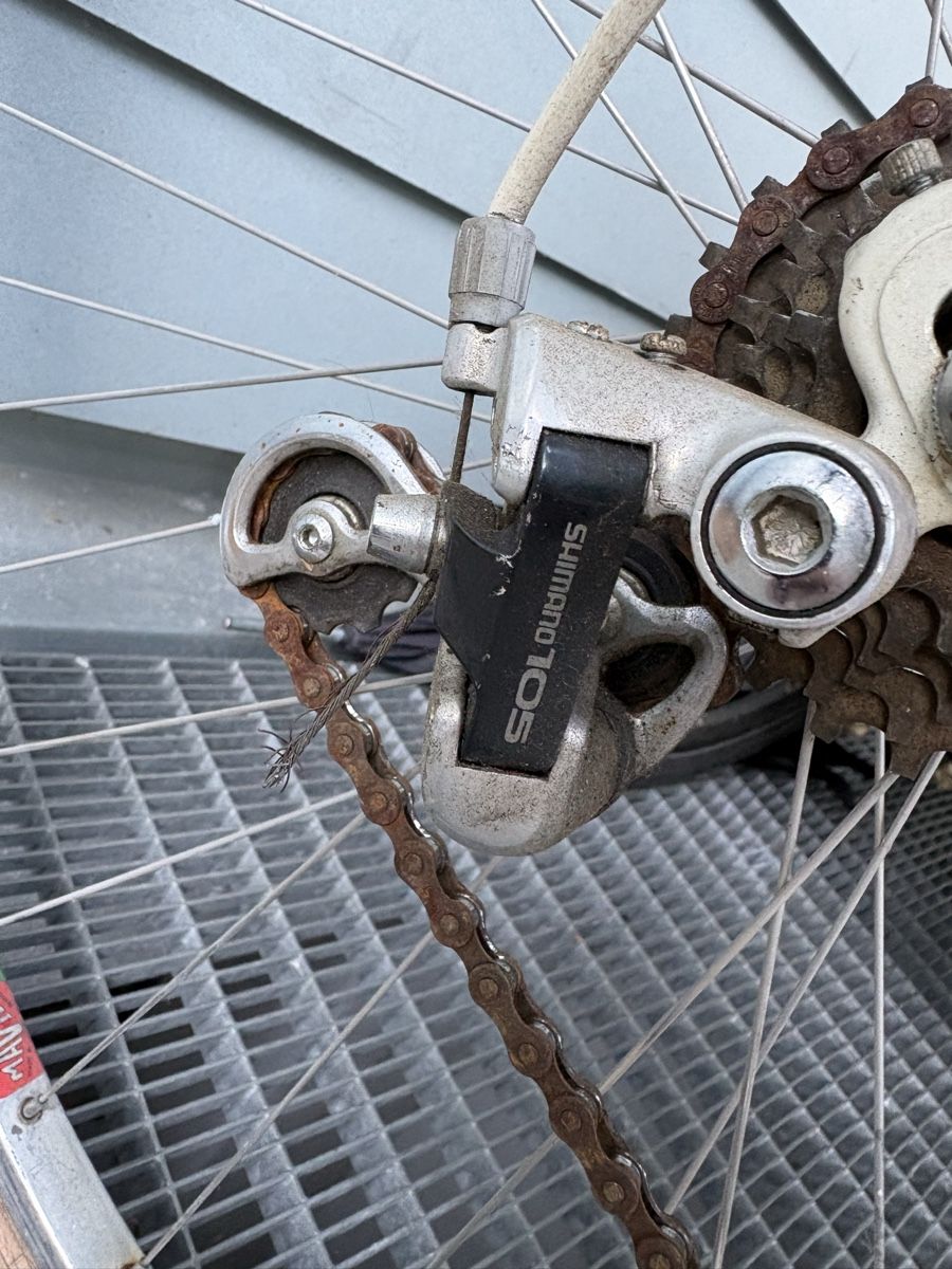 Vélos: Vintage Rennrad rot/weiss – D'occasion à Untersiggenthal par skalprausch 5