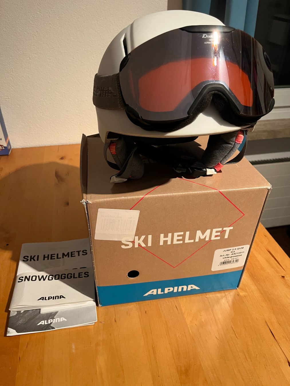 Alpina Caschi: Skihelm Alpina Jump 2.0 QVM S2 – Nuovo (secondo la descrizione) da Bärschwil venduto da Neo_777