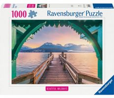 Ravensburger 1000 Teile Puzzle Romantischer Steg am Lac d'An