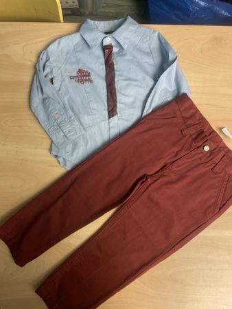 Frühlings Set Texstar; Hemd mit & Hose, Gr. 92 Neu