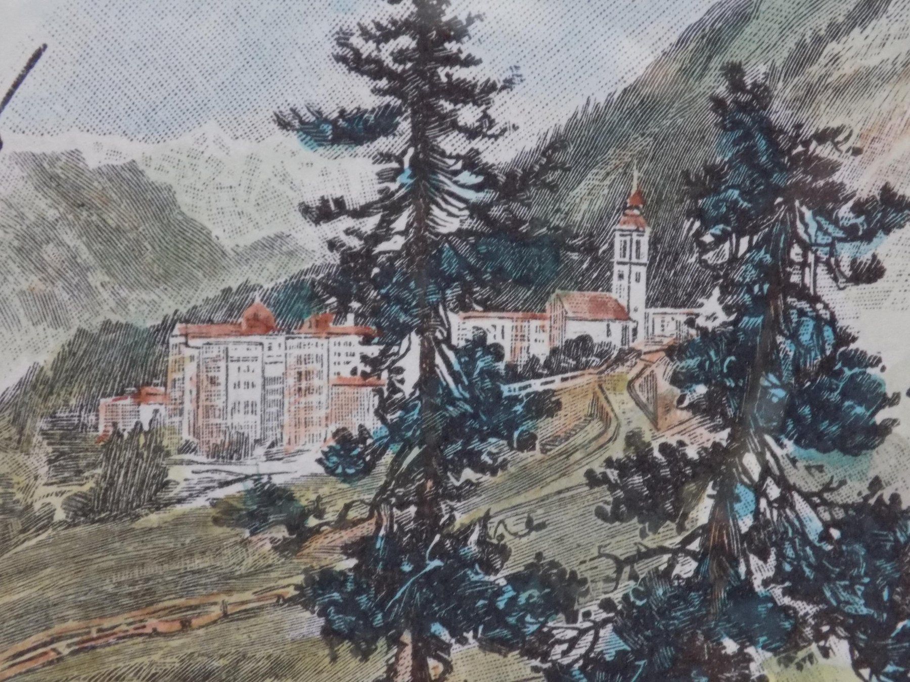 Gravures: Blick auf Laret Engadin – D'occasion à Risch par Rischli15 8