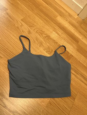 Summer Top - Blue - Spaghetti Straps - Size M