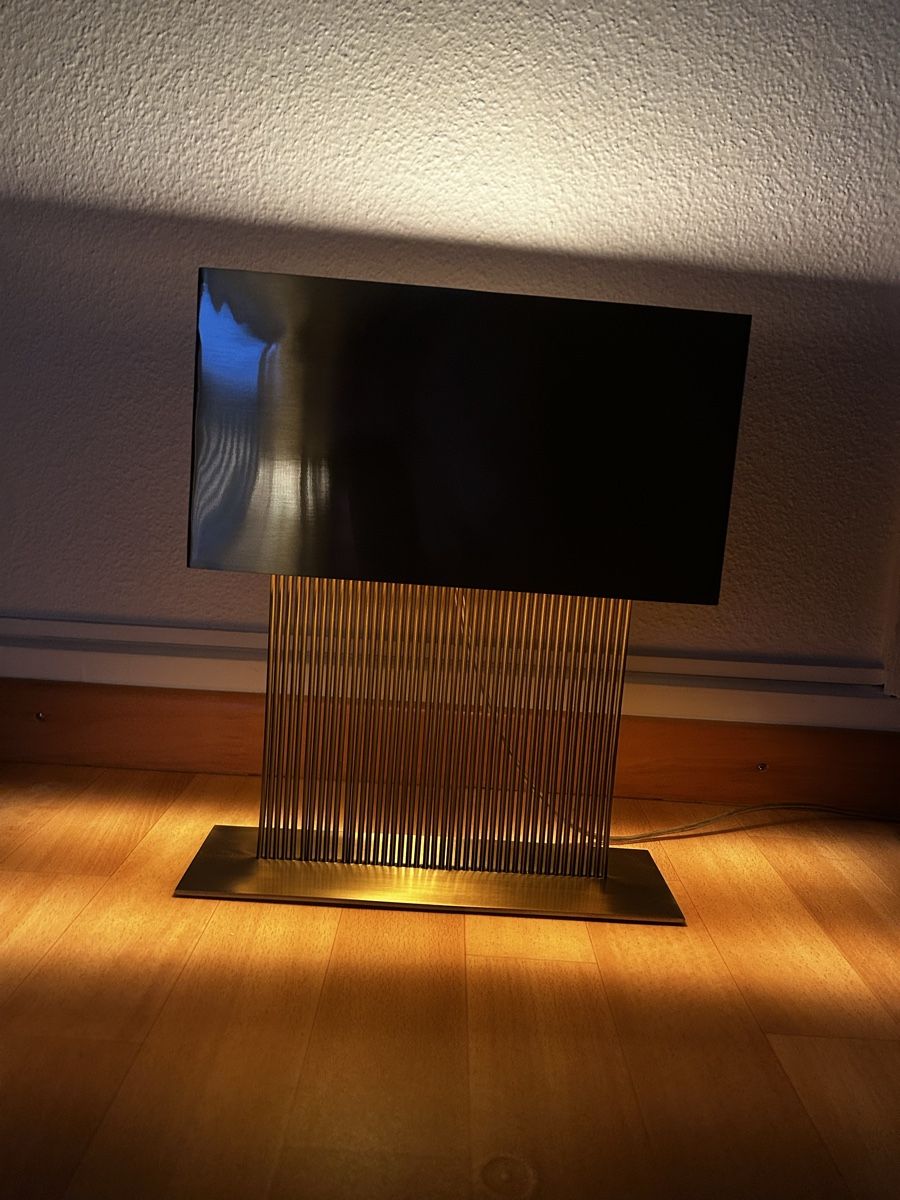 Lampen: Goldene Metall Tischlampe – Neu (gemäss Beschreibung) aus  von  2