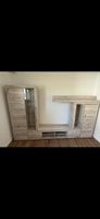4 teilige Wohnwand Vitrine Sideboard mit 2x Schrank