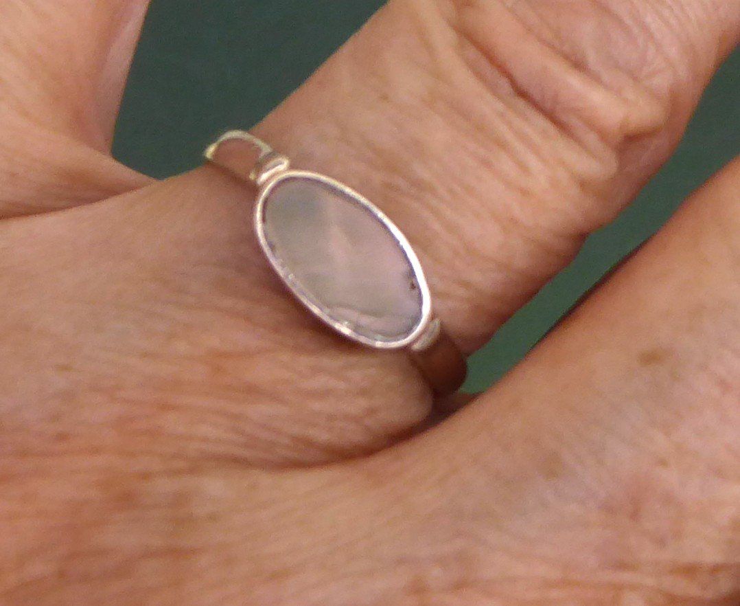 Anelli: Ring 925 Silber mit Perlmutter – Usato da Muri AG venduto da silvermouse007