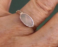 Ring 925 Silber mit Perlmutter
