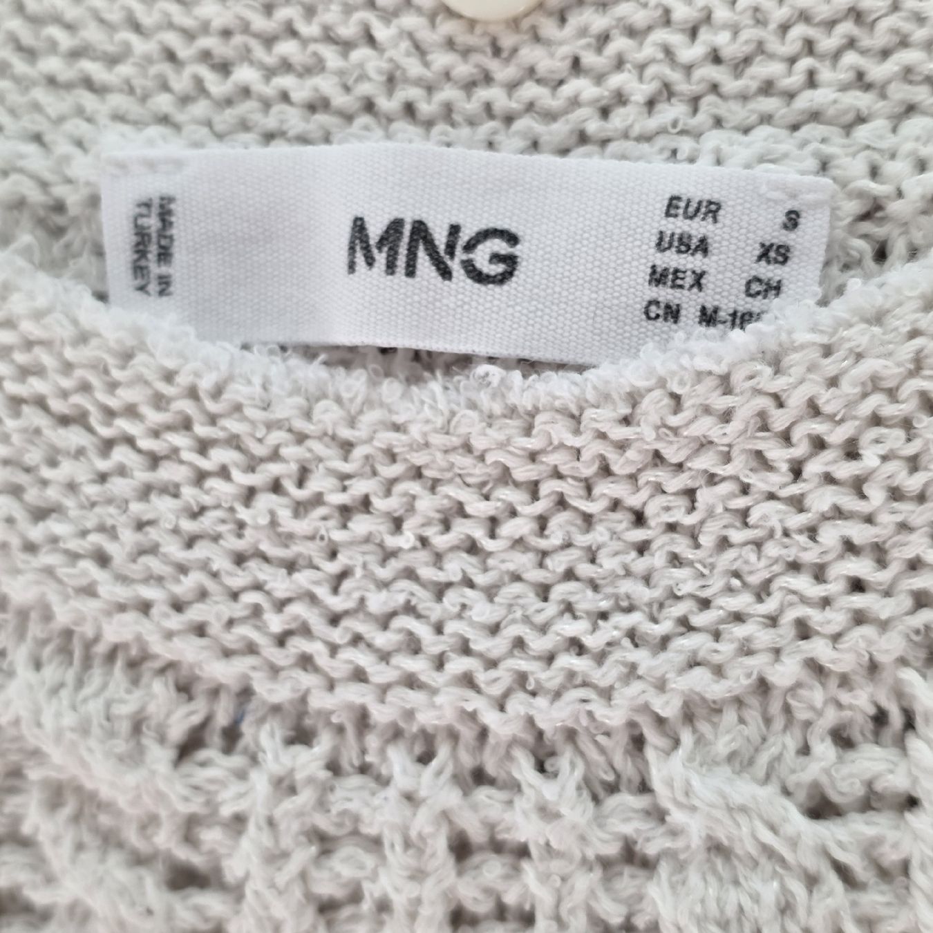 Mango Maglioni & Felpe: MNG Pullover Creme Grösse S Strickmuster 3/4 Ärmel – Usato da Rheinsulz venduto da Gilea 4