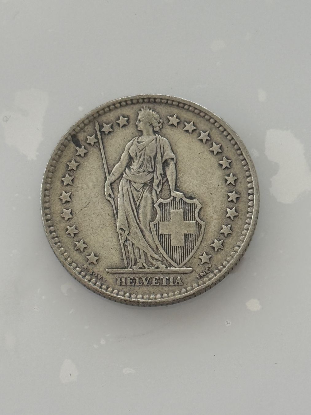 Alle Münzen: 2 Franken 1936  Rar – Gebraucht aus Wallisellen von SWISS_SILVER1 1