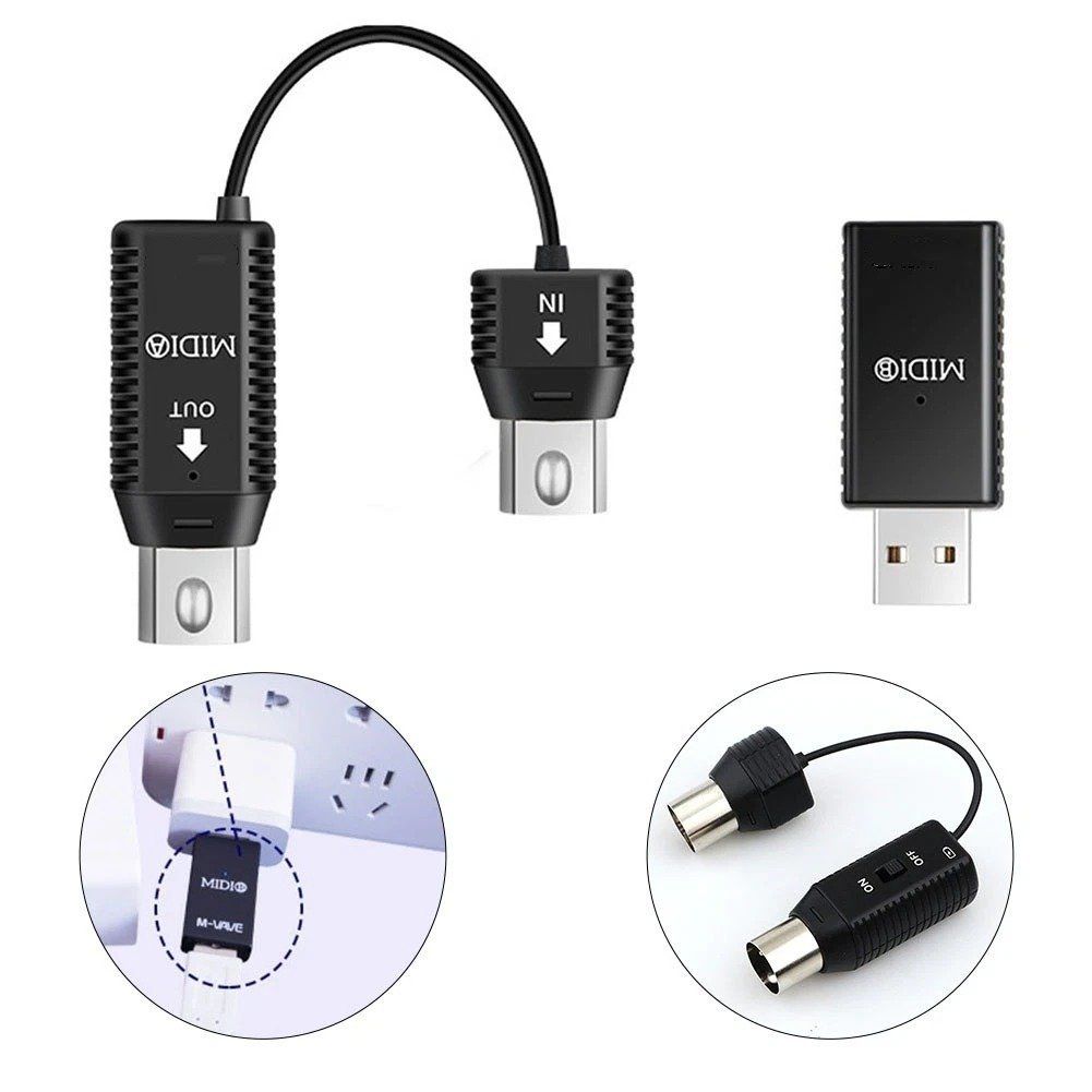 Unità & Adattatore: 5 Pin Wireless Adapter Midi Instrumente 10m ReichweiteUSB – Nuovo (secondo la descrizione) da Kirchdorf AG venduto da csnmclub 2
