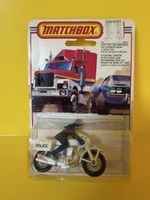 Canada rare  Matchbox 35 Moto Police neuve sous blister