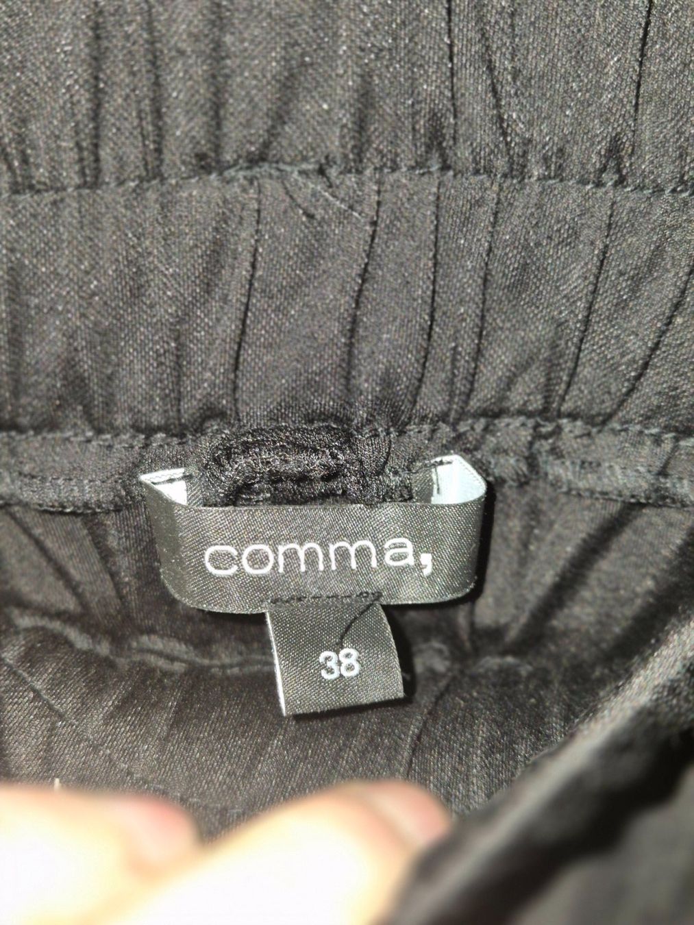 Comma Pantaloni: Schwarze Culotte Hose von COMMA – Nuovo (secondo la descrizione) da Chur venduto da polly07 4