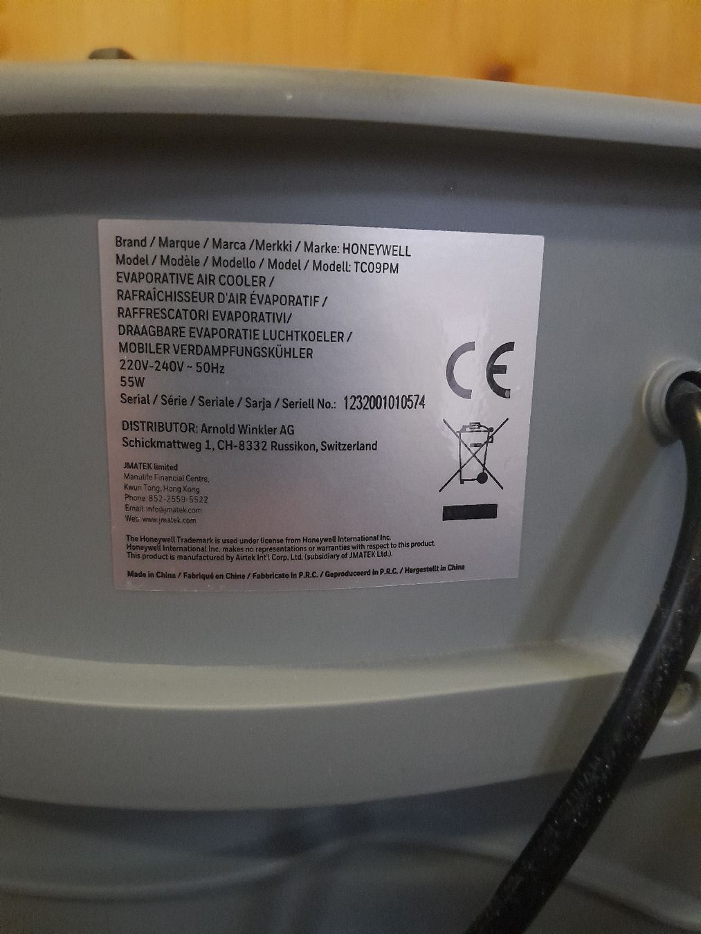Honeywell Condizionatori: Mobile Klimaanlage/Verdampfer – Usato da Schwyz venduto da jan_nk8h 3