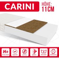 Matratze CARINI - H3/H4 - 11cm - 180x200