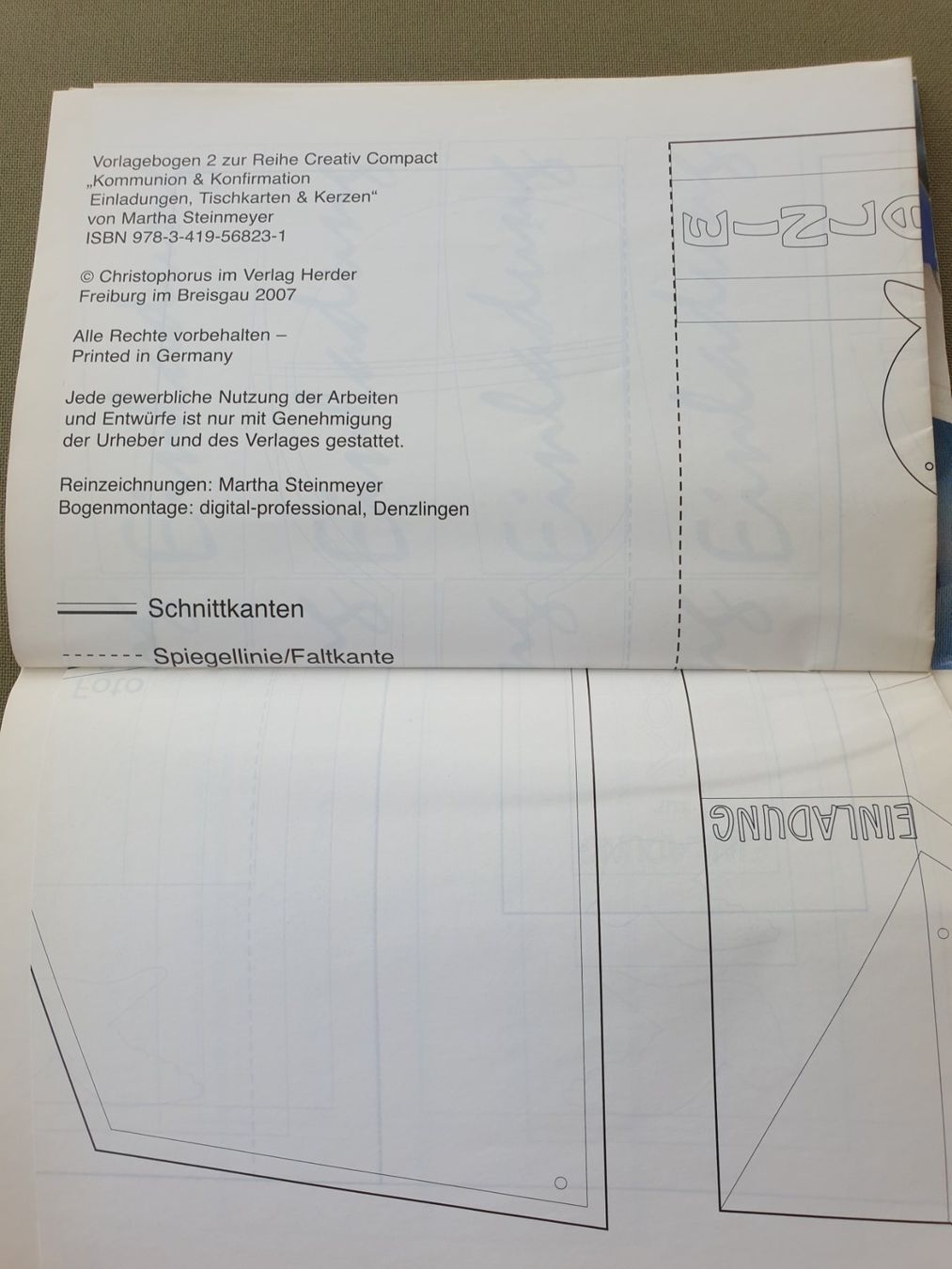 Bücher: Anleitungsheft Kommunion und Konfirmation – Gebraucht aus Möriken AG von pam66 2
