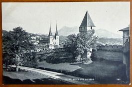Luzern - Blick von Musegg - AK