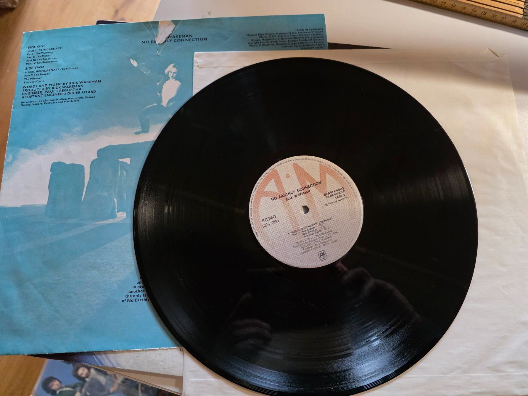 Dischi in vinile: Vinyl LP: Rick Wakeman - No earthly Connection – Usato da Walterswil BE venduto da Lonitti 5