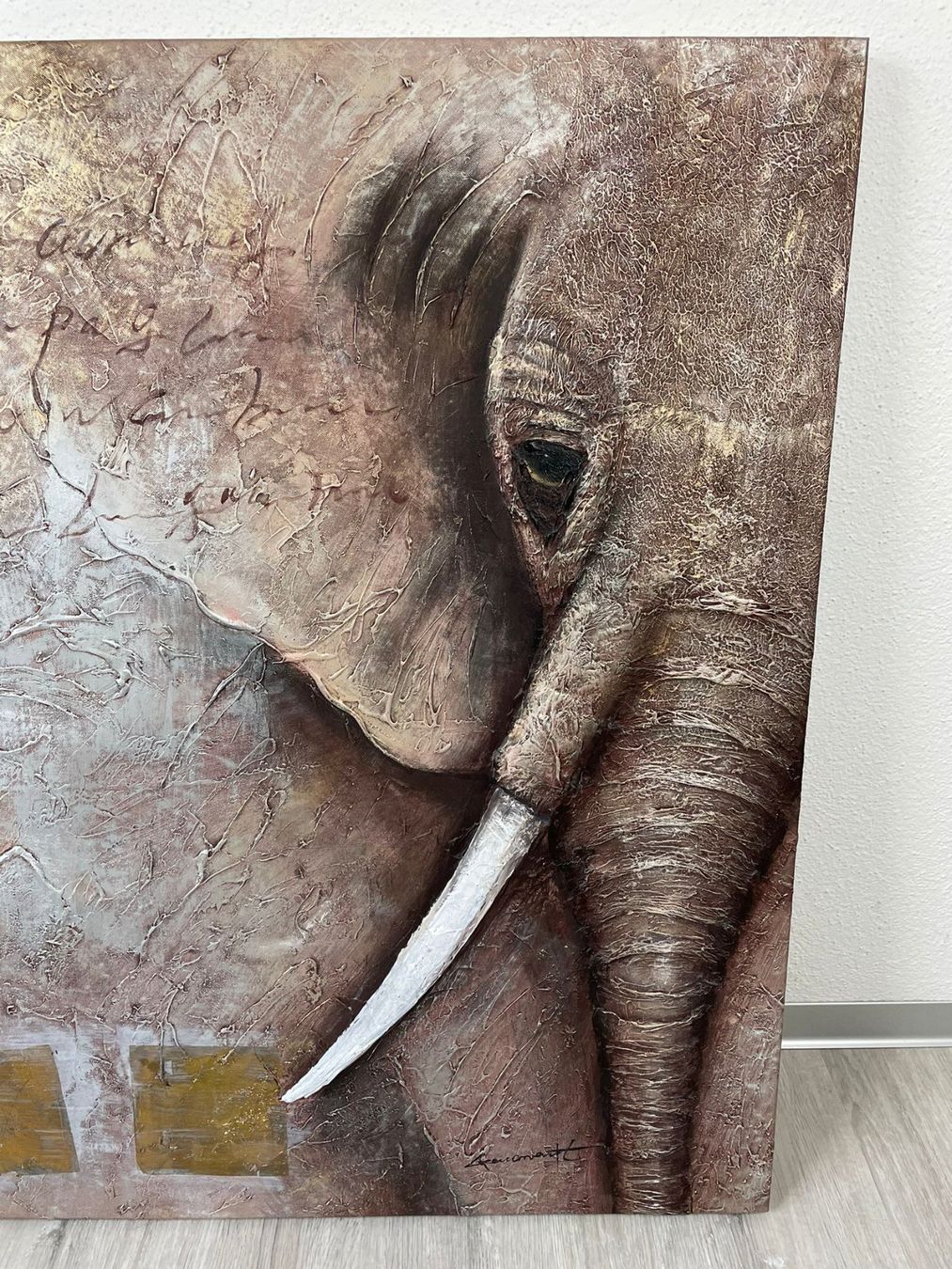 Dipinti: Original Öl- Gemälde - Elefant – Usato da Wängi venduto da Thurgauer98 2