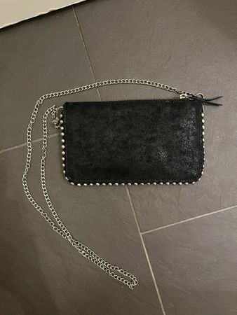 Handtasche Zara schwarz Glitzer