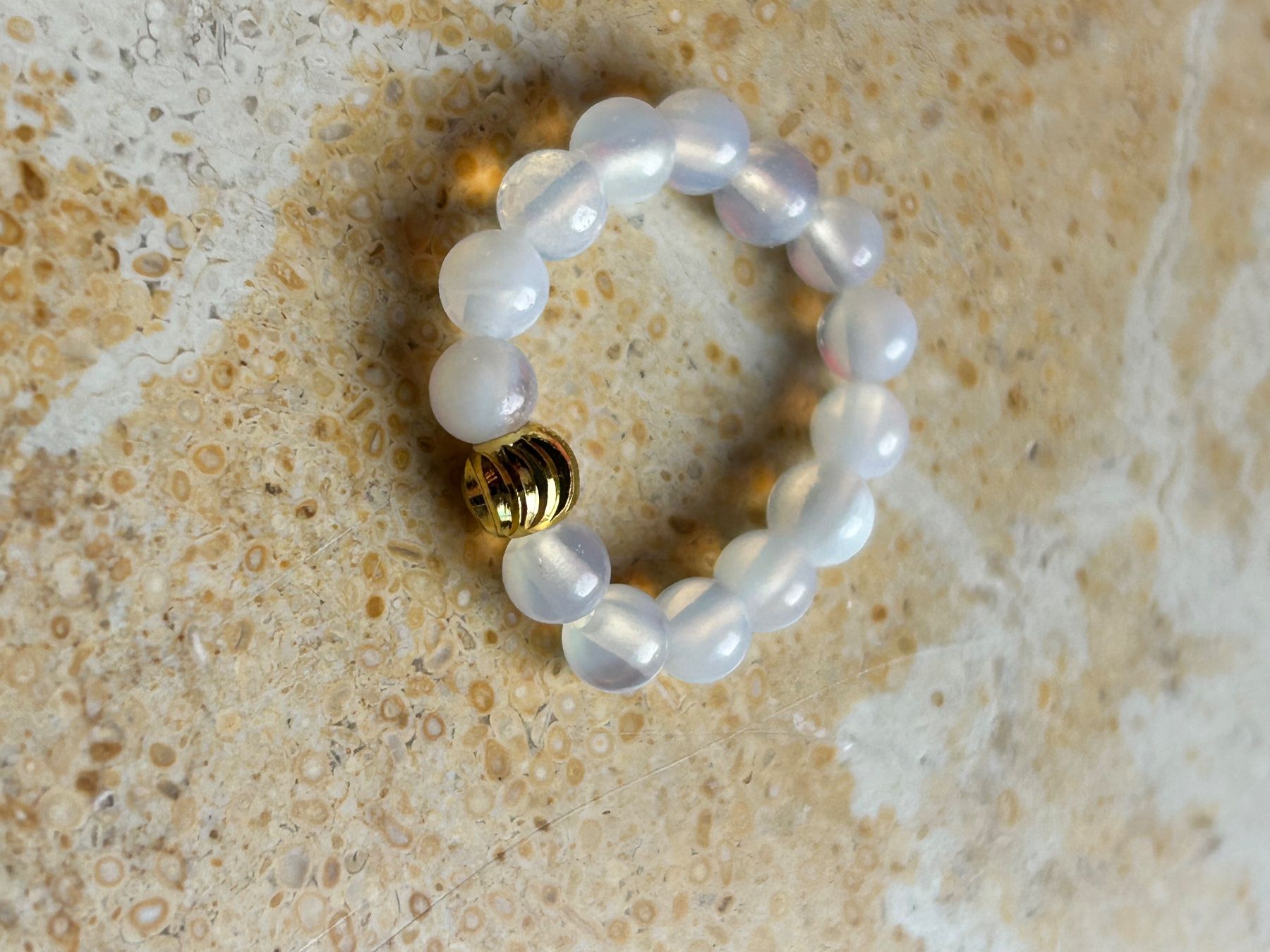Anelli: Fingerring Stein Opal (unisex ca. Ringgrösse 50-56) – Usato da Laufen venduto da Bellavitaboom 7