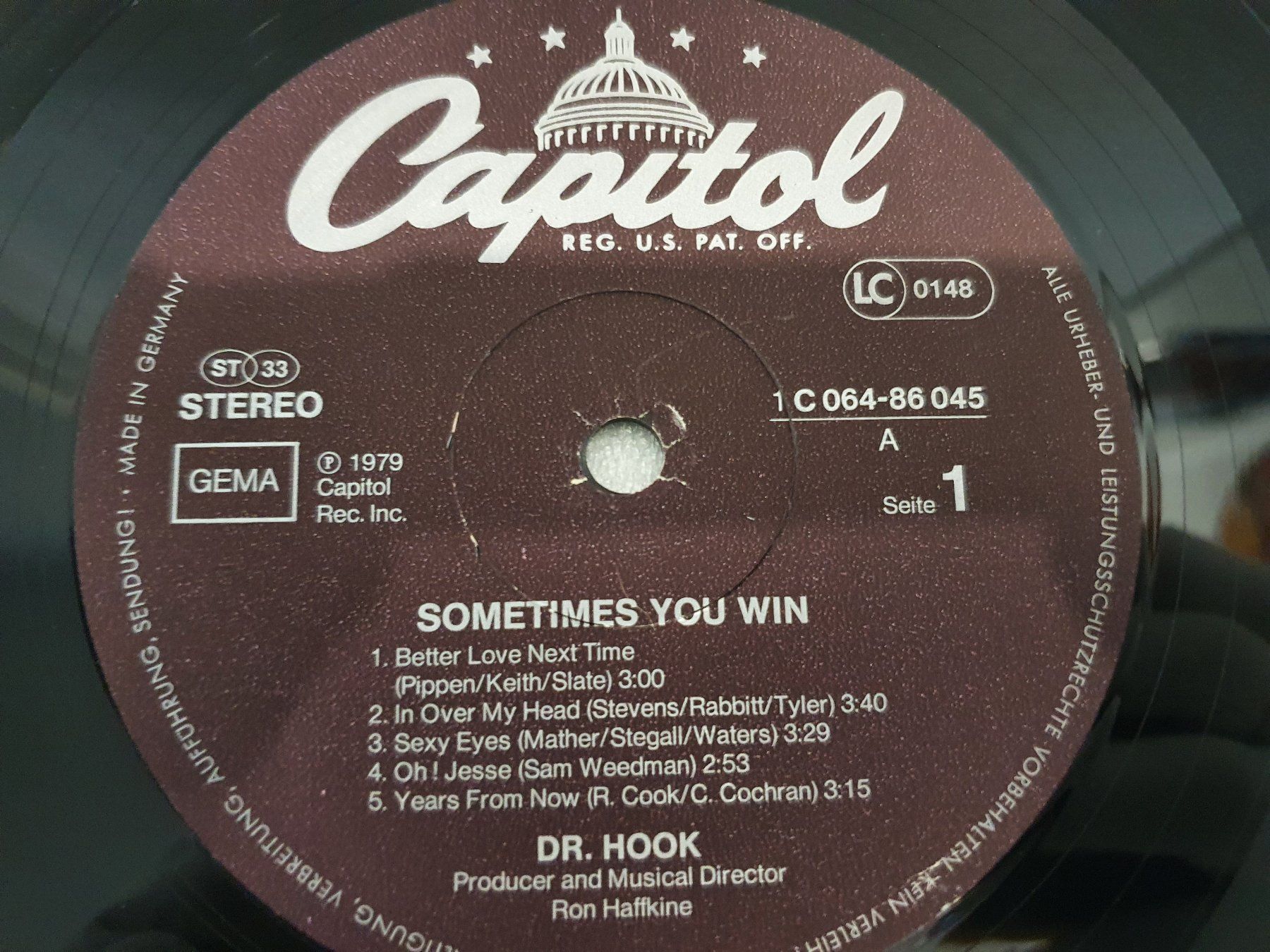 Dischi in vinile: Dr. Hook – Sometimes You Win – Usato da Uster venduto da Vinyl-Leidenschaft 5