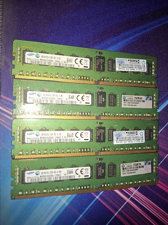 Memoria / RAM: HP 4x8GB DDR4 Server RAM – Usato da Biel/Bienne venduto da HackPro