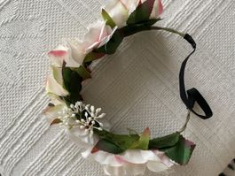 Blüten-Haarkranz Oktoberfest Trachten / Hochzeit
