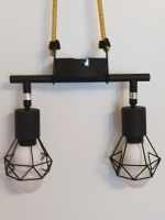Coole Lampe im Industrial Design, Schwarz, Top Zustand!