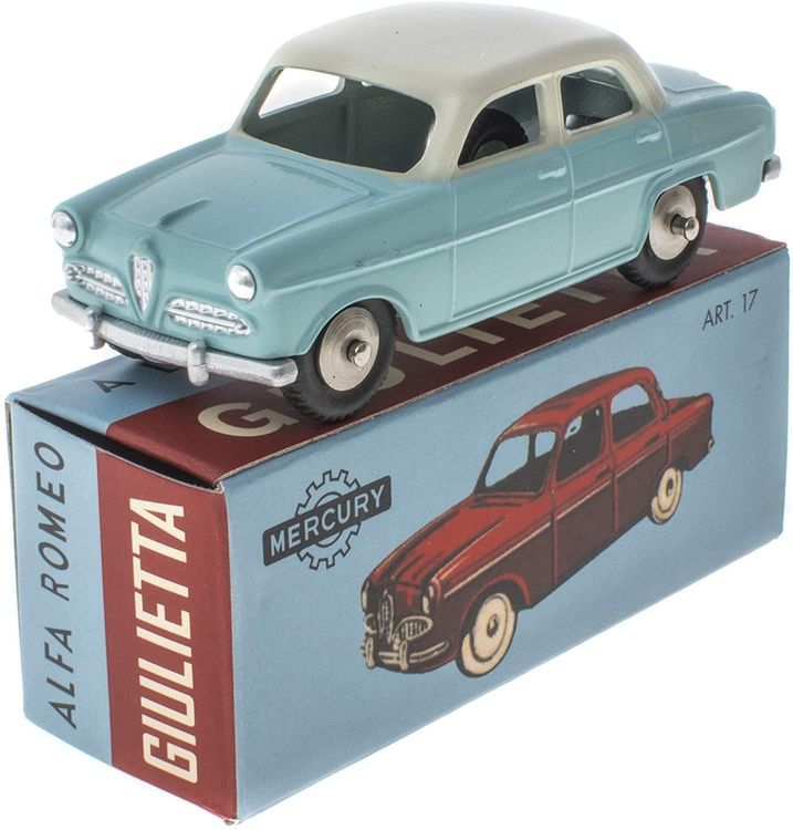 Lot De Miniatures Mercury 1/43 - Alfa Romeo Giulietta, Ferrari, Mercedes, Lancia D24 - Etat De Jeu