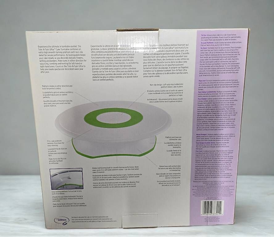 Backformen: Wilton Trim-N-Turn Ultra Tortendrehplatte nur 1x gebraucht – Gebraucht aus Langendorf von Mali125 1