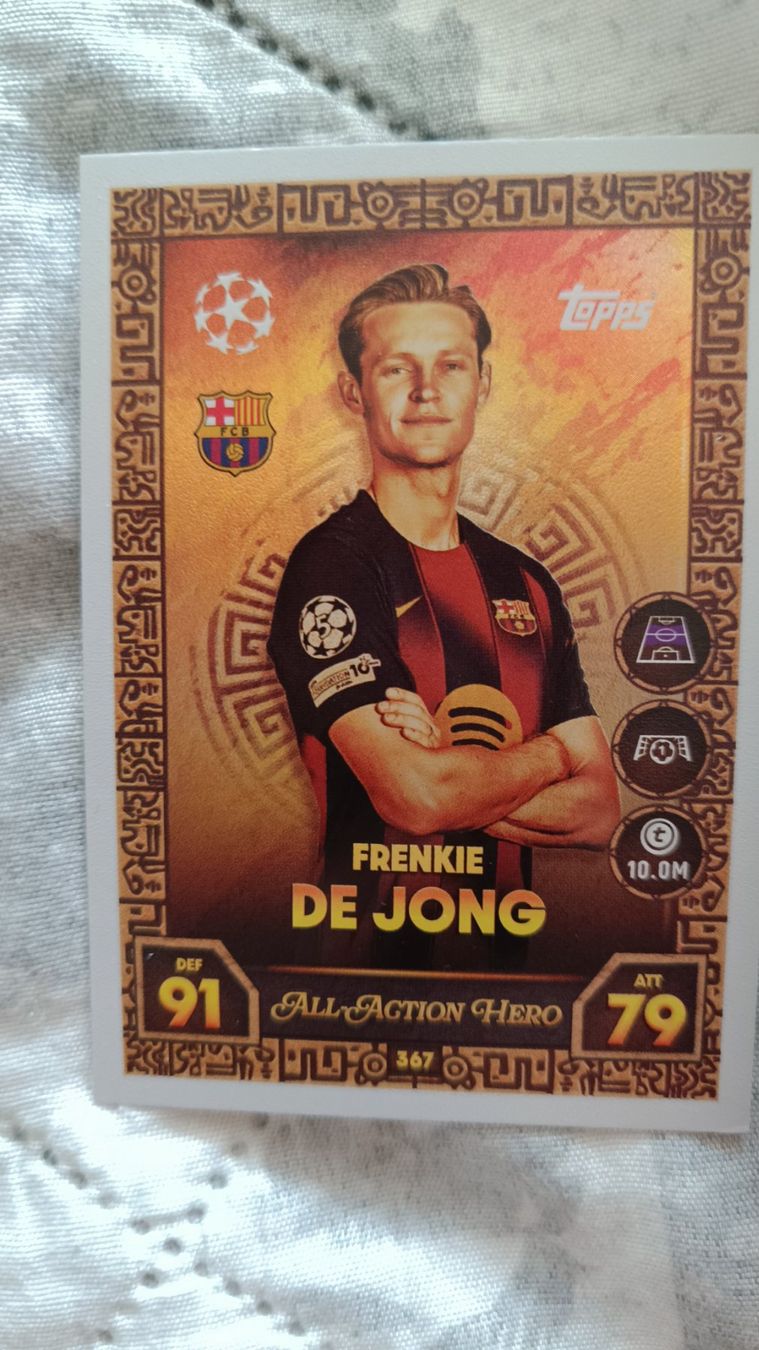 Topps Carte collezionabili: Fussball Karten Vitinha, De Jong – Usato da Fischingen venduto da Mkr81 1