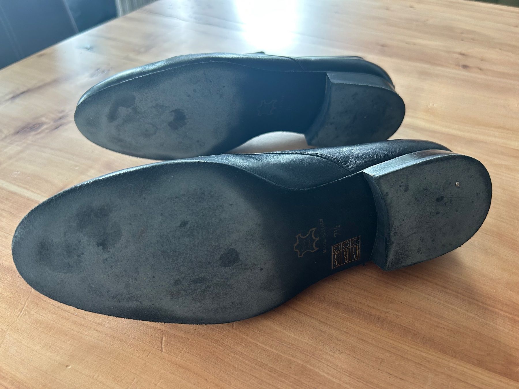 Chaussures hommes: Tanzschuhe Werner Kern Schwarz Leder Damengrösse 7  1/2 – D'occasion à Kaltbrunn par lagone1 3